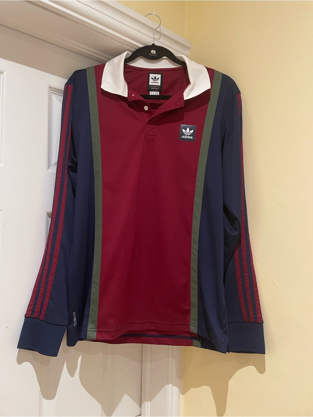 adidas Originals Rugby Shirt Althleisure Sporty Glam Urban
